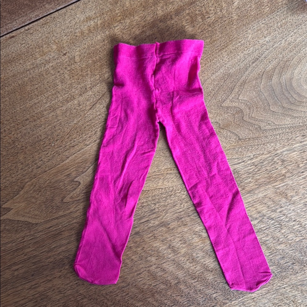 NWOT Pink Baby Girl Tights - 6m